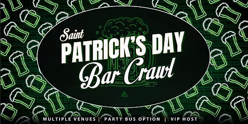 St Patrick\u2019s Day Fremont Street Bar Crawl