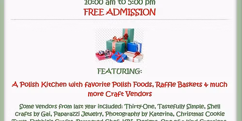St. Stanislaus Christmas Craft Fair
