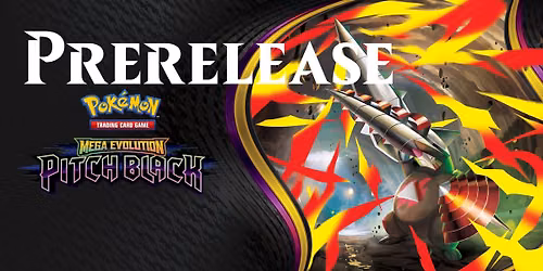 Pokemon Mega Evolution PITCH BLACK PRE Release
