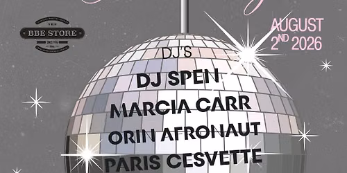 Marcia: 60 YEARS STRONG ALL WHITE SPLASH AT BBE STORE w\/ DJ Spen \/ Afronaut \/ Paris Cesvette & more