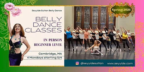 Spring 2026: Belly Dance Classes for Beginners in Cambridge