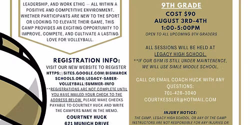 Gold Standard Volleyball Camp