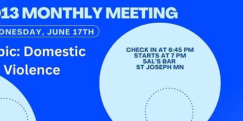 SD13 Monthly Meeting 