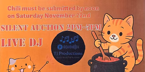 Shady Hill Tavern & CatNAround Rescues 2nd Annual chili cook off & Silent auction