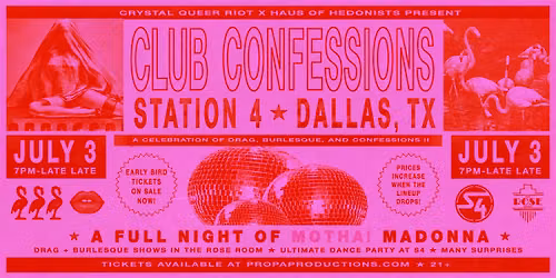 Club Confessions: A Celebration of Drag, Burlesque & Madonna Confessions II
