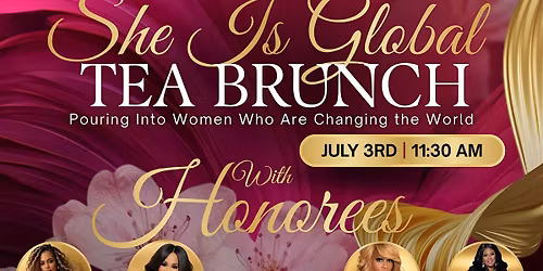 She Is Global Awards Tea Brunch