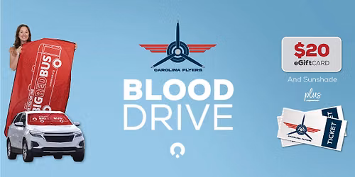 Donate Blood at Planet Fitness - Graham, NC | 2 Carolina Flyers Tickets \ud83e\udd4f