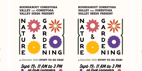Nature & Gardening: a Conestoga Valley Mini Stuff To Do Fair 