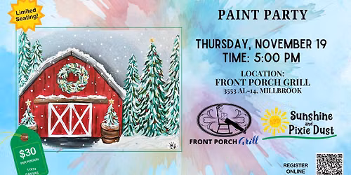 Paint Party at Front Porch Grill