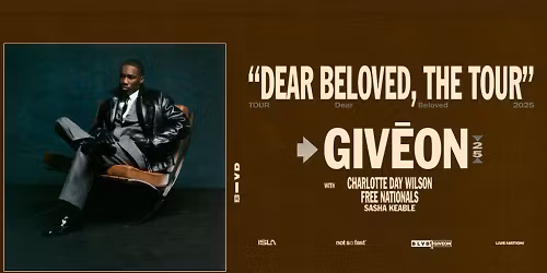 Giveon - Dear Beloved The at Uber Eats Music Hall