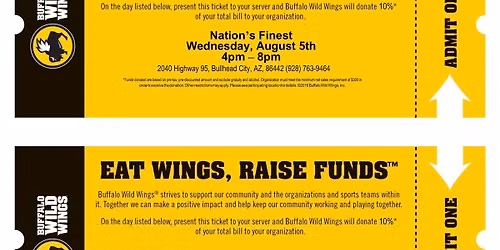 Dine & Donate: Buffalo Wild Wings