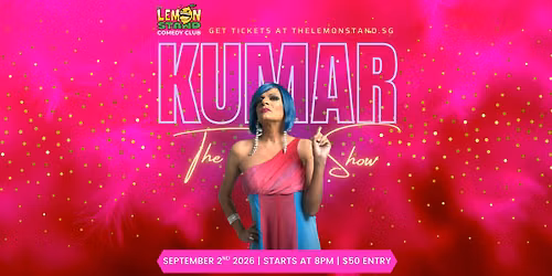 The Kumar Show | Wednesday 2nd September 2026 @ The Lemon Stand
