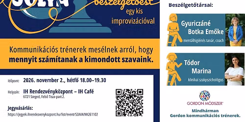 SZAVAINK S\u00daLYA - Besz\u00e9lget\u0151est egy kis improviz\u00e1ci\u00f3val