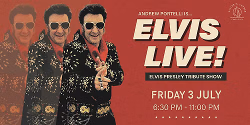 "Elvis Live!" Tribute Show at Oliver's Corner (18+)