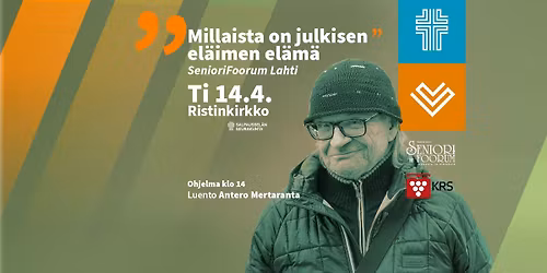 Antero Mertaranta luennoi Lahden SenioriFoorumissa