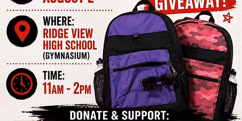 BHLH Backpack Give Away