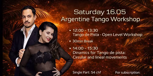 La Pantera : Argentine Tango Workshop with Sol Cerquides & Julian Vilardo