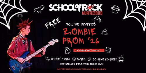 School of Rock Murfreesboro's 1st Annual Zombie Prom