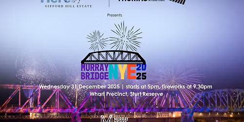 Murray Bridge New Year\u2019s Eve 2025