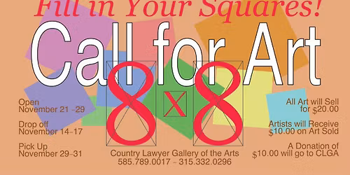 "*8x8 - Fill in Your Squares!"