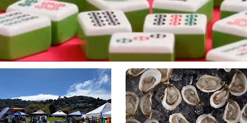 Chinese Mahjong Shuck + Shuffle at Oysterfest (Sausalito)