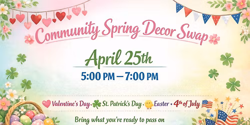 FREE Community Spring Decor Swap