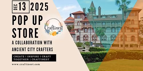 Craftinest Pop-Up Store at Ancient City Crafters Crop St. A.