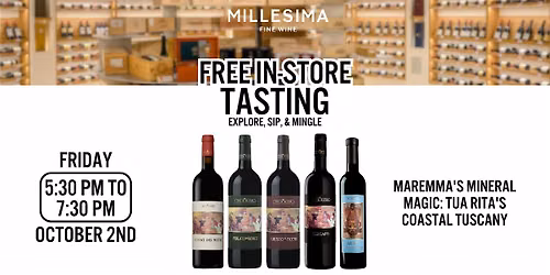 Private Wine Tasting \u2013 Maremma's Mineral Magic: Tua Rita's Coastal Tuscany