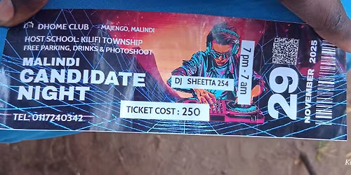 Candidates Night Party