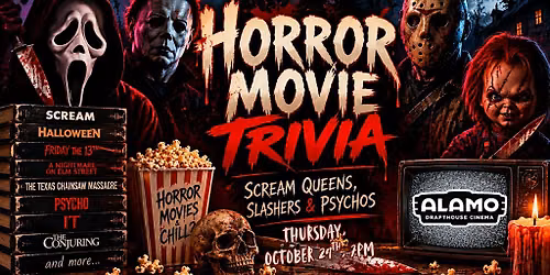 Horror Movie Trivia: Scream Queens|Alamo Drafthouse Cinema Charlottesville
