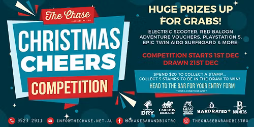 DECEMBER'S CHRISTMAS CHEERS COMPETITION