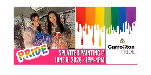 Splatter Painting @Carrollton Pride