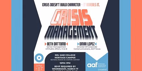 Crisis Management in the Coastal Bend