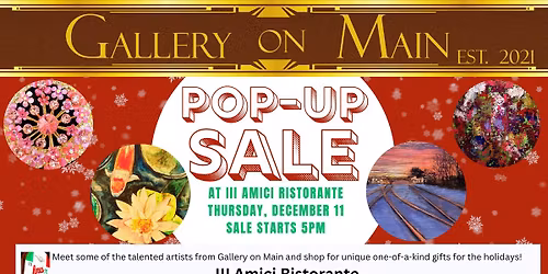 Gallery on Main POP-UP SALE