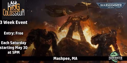 Warhammer 40k King of the Colosseum Build Paint Play Event