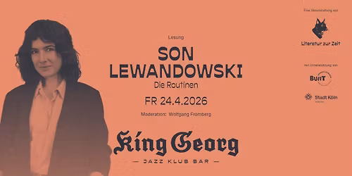 Lesung: Son Lewandowski \u00bbDie Routinen\u00ab