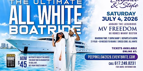 PEPPIN GLOW - ULTIMATE ALL WHITE BOATRIDE