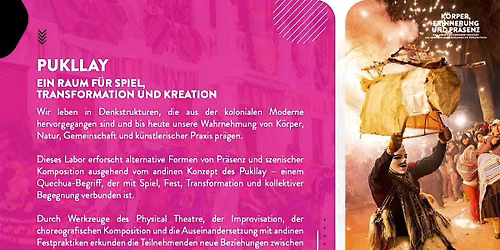 PUKLLAY - Performance Workshop mit Ximena Ameri