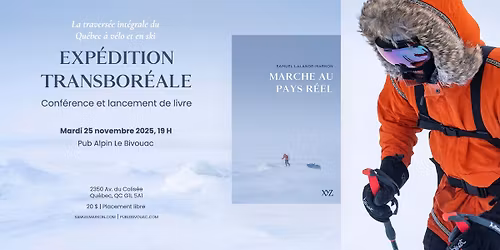 Conf\u00e9rence Exp\u00e9dition Transbor\u00e9ale et lancement de livre