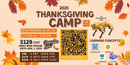 Robotics Thanksgiving Camp!