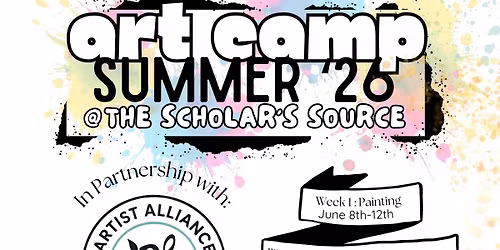 Summer Art Camp 2026 @ The Scholar's Source