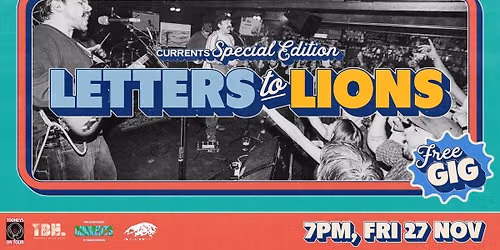 Tooheys On Tour presents Letters to Lions | FREE GIG