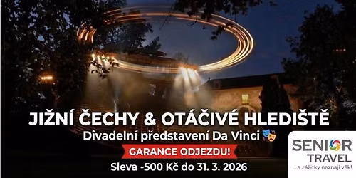\ud83c\udfad Kouzeln\u00e9 Ji\u017en\u00ed \u010cechy & Ot\u00e1\u010div\u00e9 hledi\u0161t\u011b: Da Vinci (Sleva 500 K\u010d!)