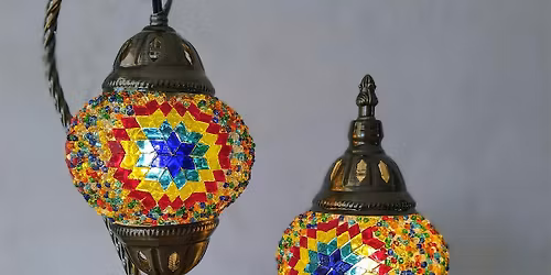 MOSAIC LAMP CLASS-ST. PETERSBURG FL-SUNTAN ART CENTER