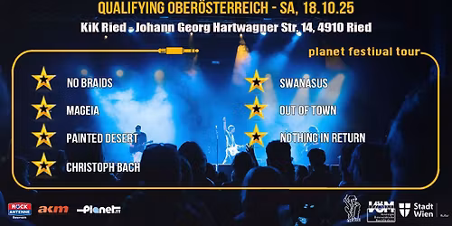 Qualifying Oberösterreich - Planet Festival Tour