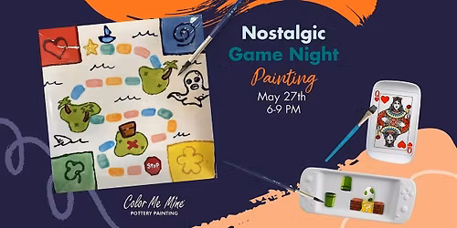 Nostalgic Game Night Painting