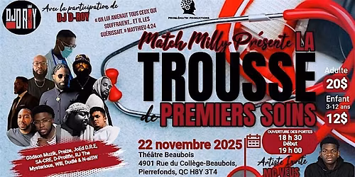 CONCERT RAP CHR\u00c9TIEN\u2728 Match Milly Pr\u00e9sente LA TROUSSE DE PREMIERS SOINS