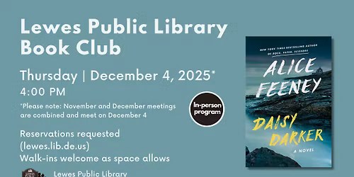 LPL Book Club | Daisy Darker