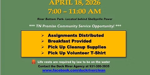 Duck River Cleanup