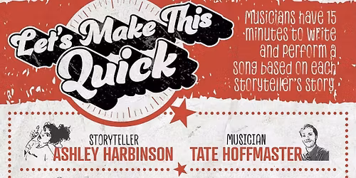 Let's Make This Quick... 